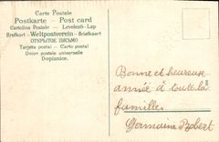 CPA Fantaisie Fleurs Fer a cheval 