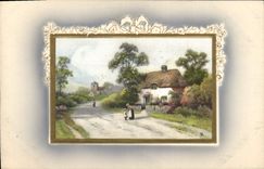 CPA Fantaisie Maison 