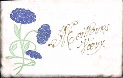 CPA Fantaisie Fleurs 