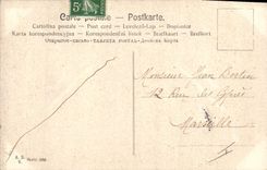 Postal Fantasia Ilustrador Casa