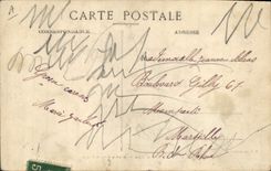 Vintage Postcard Carnival of Aix Horse-gear Of the carnival