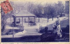 CPA Kiosque Paris Parc Montsouris 