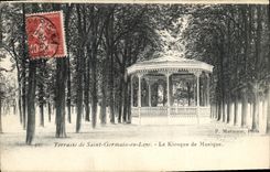 CPA Kiosque de musique Terrasse de Saint Germain en Laye 