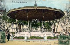 CPA Kiosque de la musique Cannes 