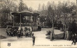 CPA Kiosque Salies de Bearn Jardin public 