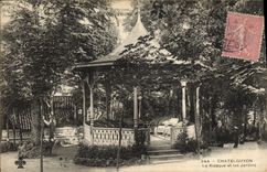 CPA Kiosque et les jardins Chatelguyon 
