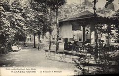 CPA Kiosque a musique Chatelguyon 
