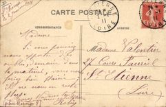 Postal Perro Perros San Etienne Exposición de los ganaderos aficionados del Loira Azul de Auvernia Setter Gordon Griffon Korthal CUMBRE