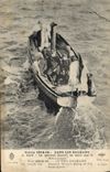 CPA Militaria Dans les Balkans A bord le general Sarrail se rend sur le Saint Louis 