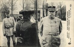 Vintage Postcard Militaria Our hairy in Alsace