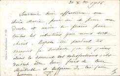 Vintage Postcard General Militaria of Castelnau the saver of Nancy