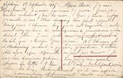 Vintage Postcard Militaria general Lyautey