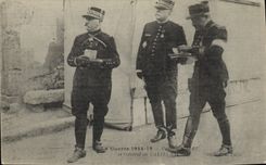 Vintage Postcard General Militaria Joffre and General of Castelnau