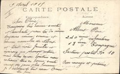 Vintage Postcard General Militaria Joffre and General of Castelnau