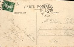 Vintage Postcard Boat This Medjerda