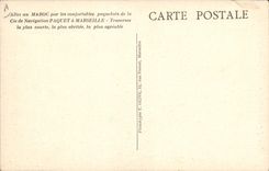 CPA Bateau Marechal Lyautey Courrier du Maroc Amarrage au quai de Casablanca 