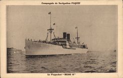 CPA Bateau Compagnie de Navigation Paquet Le paquebot Medie II 
