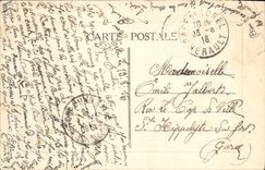 Vintage Postcard Medjerda Boat This