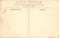 Vintage Postcard Boat Tunis Departure of Brace of the Transatlantic Co