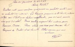 Vintage Postcard Boat Mendoza