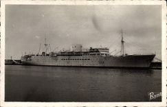 Vintage Postcard Boat the Marseillaise Shipping company