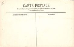 Vintage Postcard Boat Algiers Departure of the mail Bugeaud Marshal