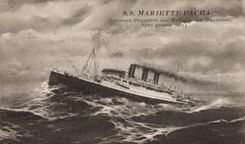 CPA Bateau SS Mariette Pacha Nouveau Paquebot des Messageries Maritimes 