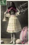 CPA Cloche Enfant Paques 