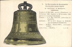 CPA Cloche La savoyarde de Montmartre Francoise Marguerite du Sacre Coeur de Montmartre 