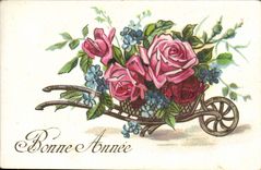 CPA Fantaisie Fleurs 