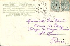 CPA Fantaisie Fleurs Trefle 