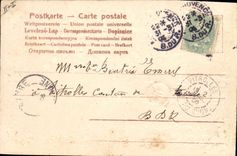 CPA Fantaisie Fleurs Poisson 1er Avril 