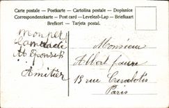 Vintage Postcard Fantaisie Flowers Bicycle Cycles