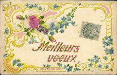 CPA Fantaisie Fleurs 