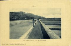 CPA Chasse Agen Le pont canal sur la Garonne Chasseur 