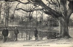 CPA Chasse Besancourt La mare aux grenouilles Chasseurs 