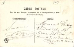 CPA Chasse Courpalay Chateau de Lagrange Un coin du parc Chasseur Chien 