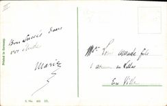 Vintage Postcard Fantasy Illustrator Women Child Baby Piano