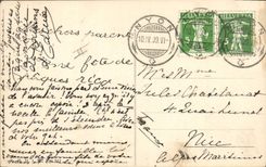 CPA Fantaisie Illustrateur Poussins Zeppelin Dirigeable Poule Aviation 