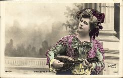 CPA Bouffes Parisiennes Paulette Darty 