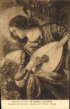 CPA Melozzo da Forli Un angelo musicante Roma 