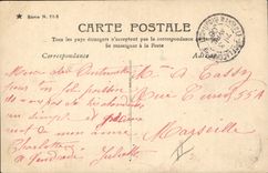 CPA Femme Aubade a la lune