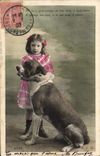 CPA Chiens Chien Enfant 
