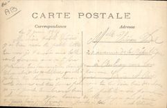 Vintage Postcard Chiens Dog ambulance man helping one wounds Militaria Red Cross