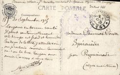 Vintage Postcard Militaria In Alsace You are French my children