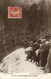 CPA Militaria Sur le versant alsacien des Vosges 