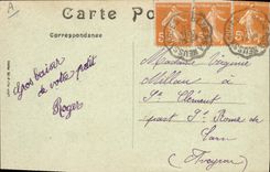 Vintage Postcard Boat This Marsa making the service of Algiers Algeria