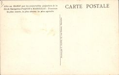 CPA Bateau Marechal Lyautey Courrier du Maroc Amarrage au quai de Casablanca