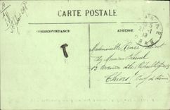 CPA Bateau Oran La Medjerda Courrier de Port Vendres quittant le port d'Oran Algerie