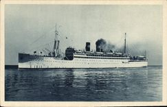 CPA Bateau Compagnie de Navigation Mixte Marseille Marechal Lyautey 